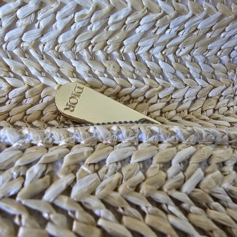 Dior Raffia Pouch - Picture 3 of 4